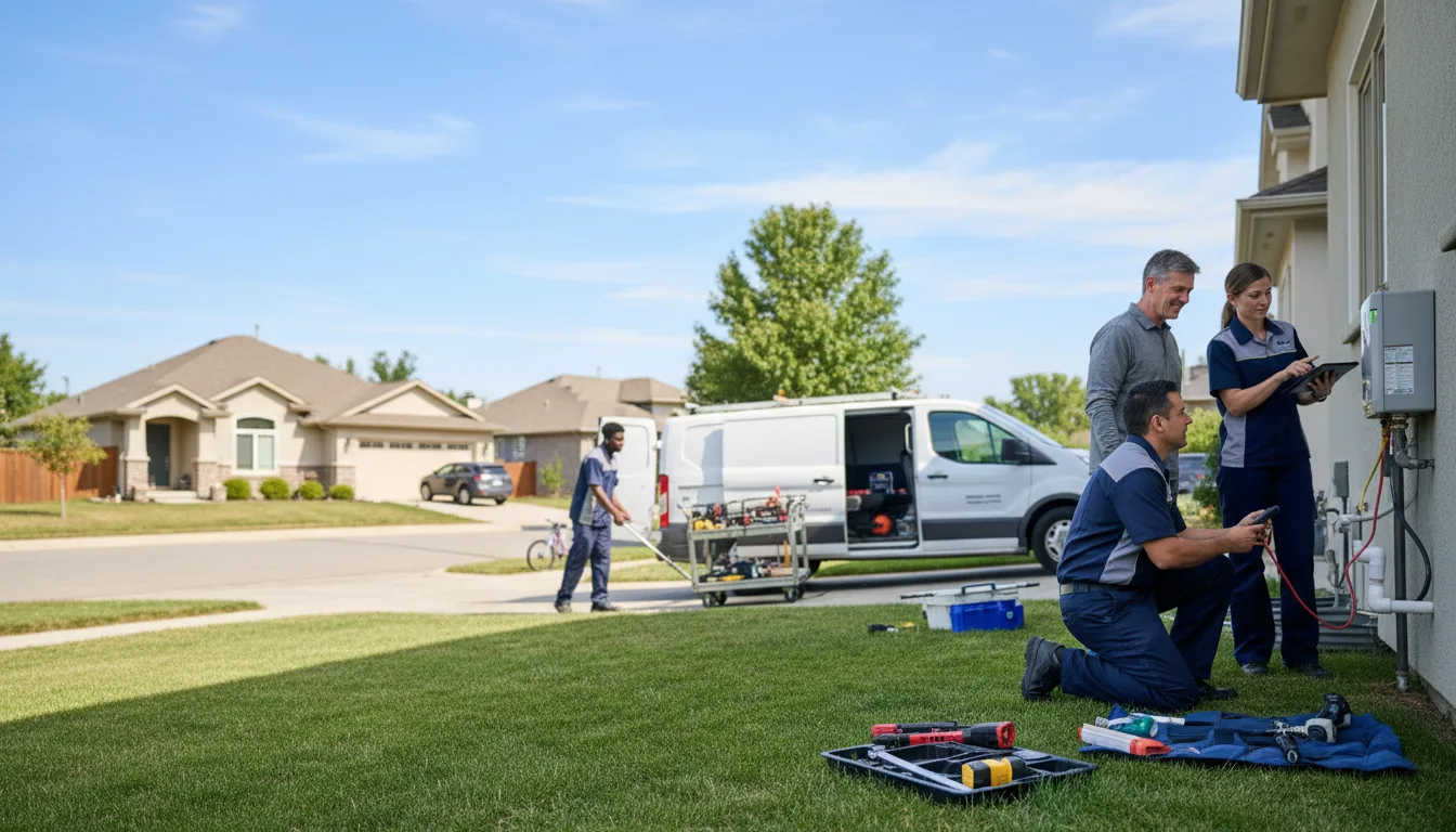Tankless water heater service in Salina, UT
